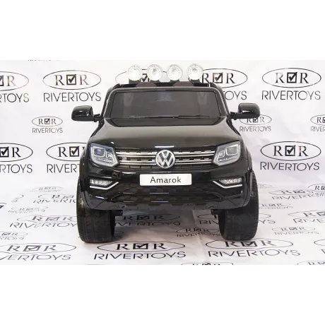 Электромобиль RiverToys VOLKSWAGEN-AMAROK-M999MM Black - Фото 2