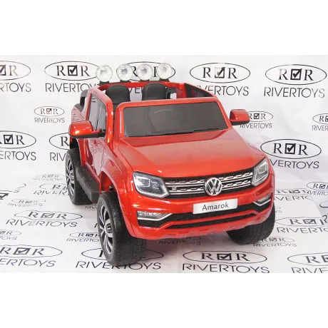 Электромобиль RiverToys VOLKSWAGEN-AMAROK-M999MM Cherry - Фото 3