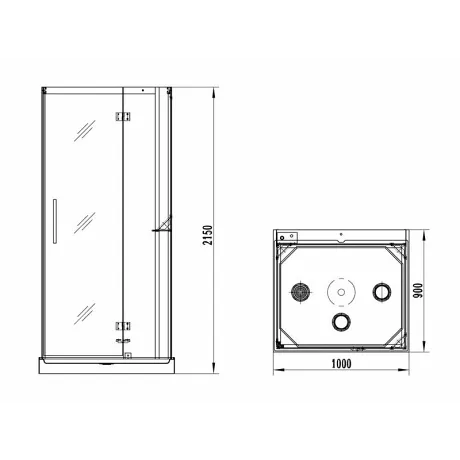 Душевая кабина Kvimol K081 - Фото 15
