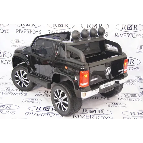 Электромобиль RiverToys VOLKSWAGEN-AMAROK-M999MM Black - Фото 15
