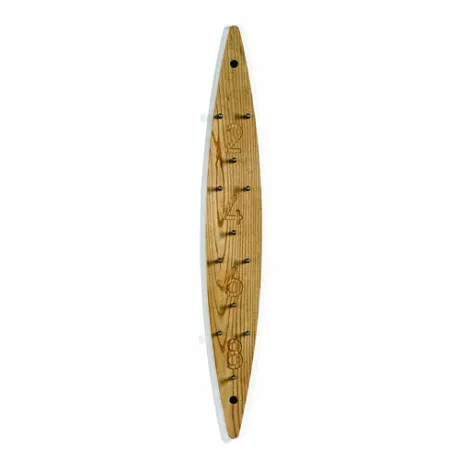 Настенный набор гантелей NOHrD Swing Board дуб 26 кг - Фото 5