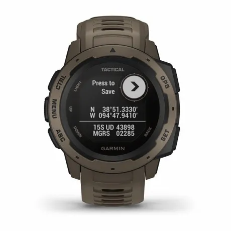 Прочные GPS-часы Garmin INSTINCT Tactical коричневый - Фото 7