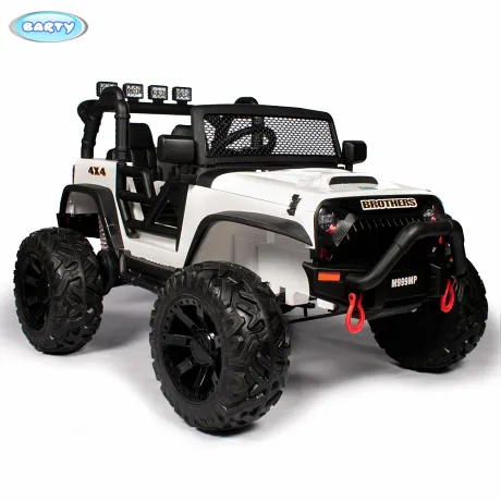 Детский электромобиль Barty Jeep Wrangler M999MP (белый, красный, оранжевый, черный, зеленый, камуфляж) - Фото 3