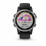 GPS-часы Garmin FENIX 5S PLUS черные с черным ремешком - Фото 4