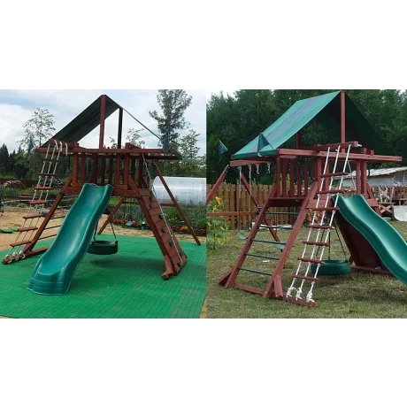 Игровой комплекс с матерчатой крышей PlayNation Крепость свободы - Фото 4